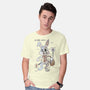 Easter Bunny Anatomy-Mens-Basic-Tee-Firebrander