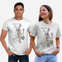 Easter Bunny Anatomy-Unisex-Basic-Tee-Firebrander