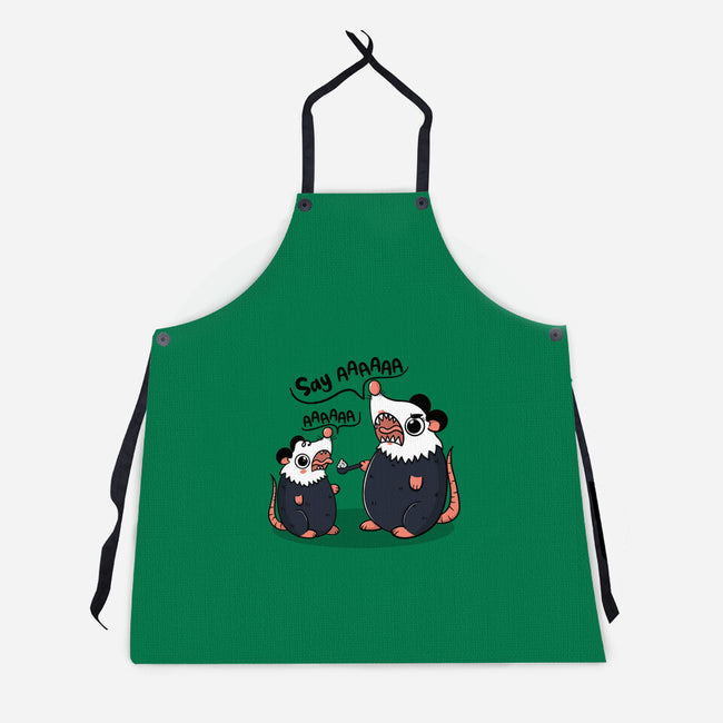 Say Aaaaa-Unisex-Kitchen-Apron-Freecheese