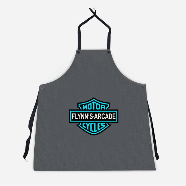 Flynns Arcade-Unisex-Kitchen-Apron-Melonseta