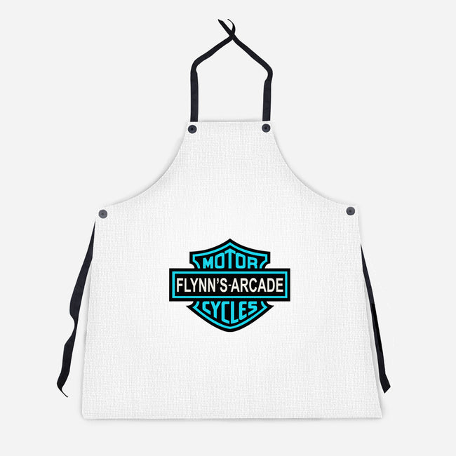 Flynns Arcade-Unisex-Kitchen-Apron-Melonseta