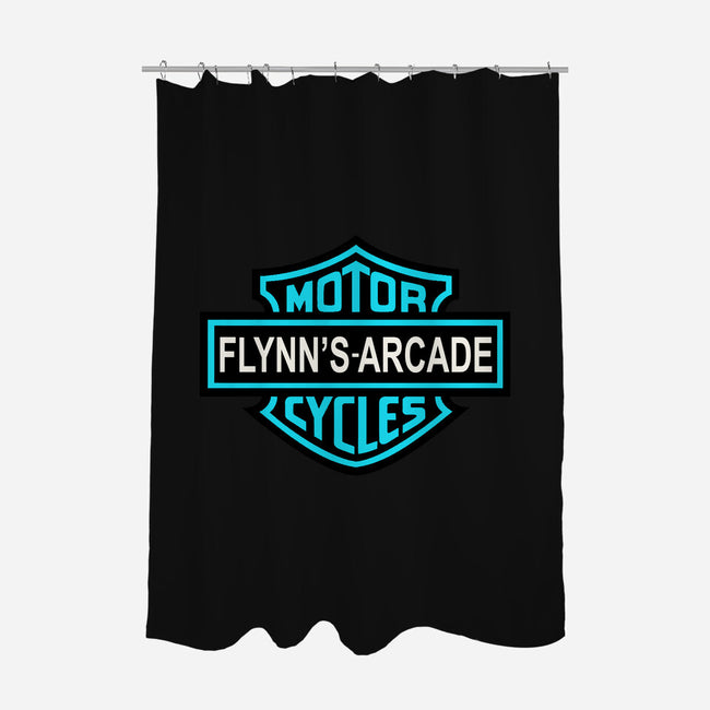 Flynns Arcade-None-Polyester-Shower Curtain-Melonseta