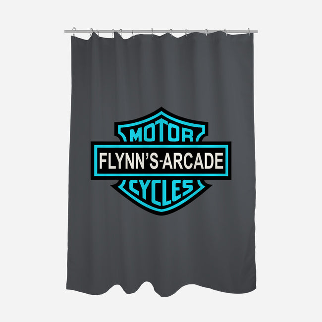 Flynns Arcade-None-Polyester-Shower Curtain-Melonseta