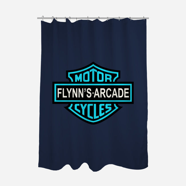 Flynns Arcade-None-Polyester-Shower Curtain-Melonseta