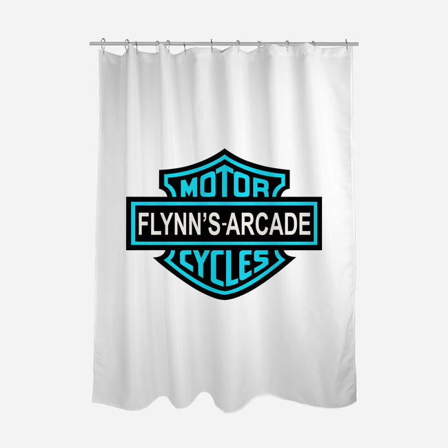 Flynns Arcade-None-Polyester-Shower Curtain-Melonseta