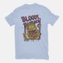 Burger Monster-Womens-Basic-Tee-MeanMonkey