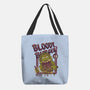 Burger Monster-None-Basic Tote-Bag-MeanMonkey