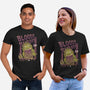 Burger Monster-Unisex-Basic-Tee-MeanMonkey