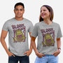 Burger Monster-Unisex-Basic-Tee-MeanMonkey