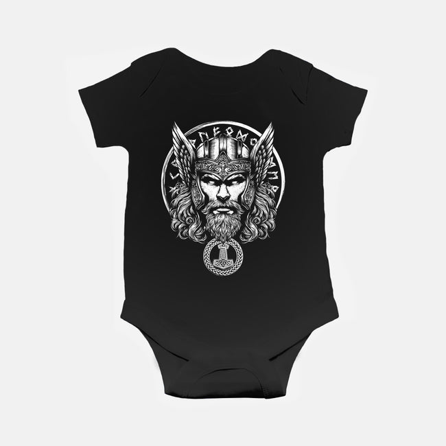 God Of Lightning And Thunder-Baby-Basic-Onesie-DrMonekers