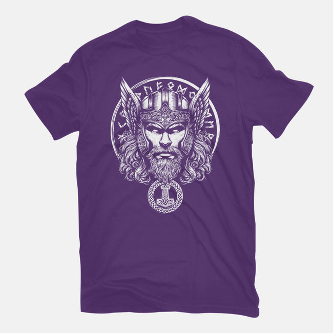 God Of Lightning And Thunder-Mens-Basic-Tee-DrMonekers