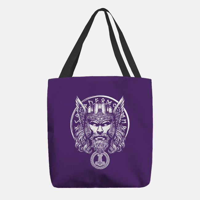 God Of Lightning And Thunder-None-Basic Tote-Bag-DrMonekers