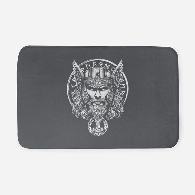 God Of Lightning And Thunder-None-Memory Foam-Bath Mat-DrMonekers