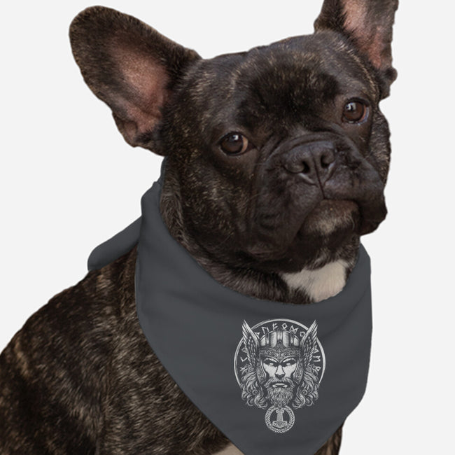 God Of Lightning And Thunder-Dog-Bandana-Pet Collar-DrMonekers