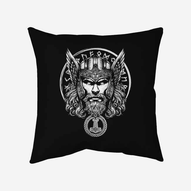 God Of Lightning And Thunder-None-Removable Cover w Insert-Throw Pillow-DrMonekers