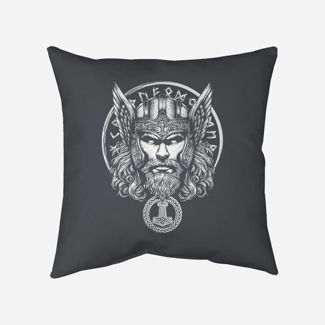 God Of Lightning And Thunder-None-Removable Cover w Insert-Throw Pillow-DrMonekers