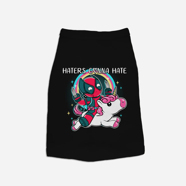 Haters Gonna Hate-Cat-Basic-Pet Tank-naomori