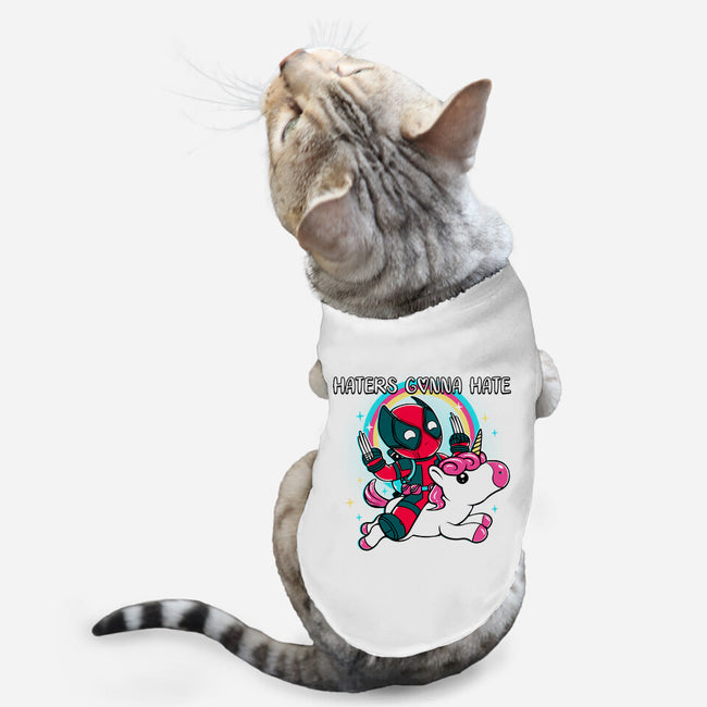 Haters Gonna Hate-Cat-Basic-Pet Tank-naomori