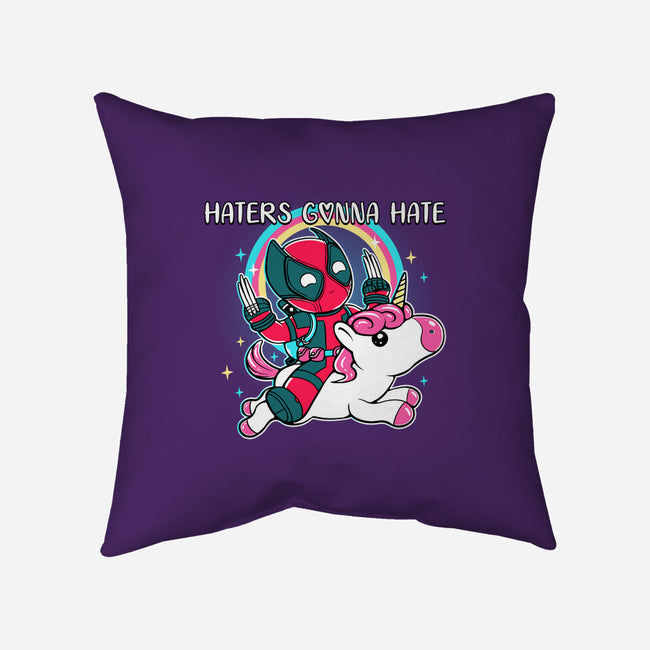 Haters Gonna Hate-None-Removable Cover w Insert-Throw Pillow-naomori