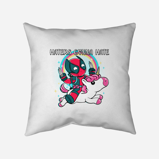 Haters Gonna Hate-None-Removable Cover w Insert-Throw Pillow-naomori