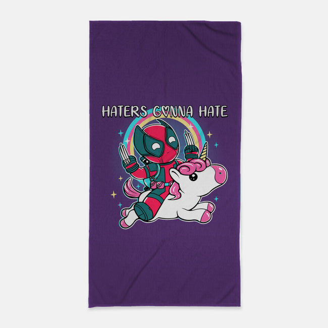 Haters Gonna Hate-None-Beach-Towel-naomori