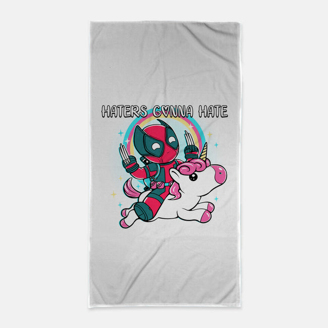 Haters Gonna Hate-None-Beach-Towel-naomori