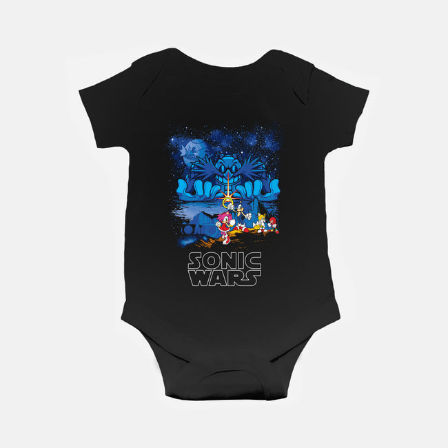 Sonic Wars-Baby-Basic-Onesie-dalethesk8er