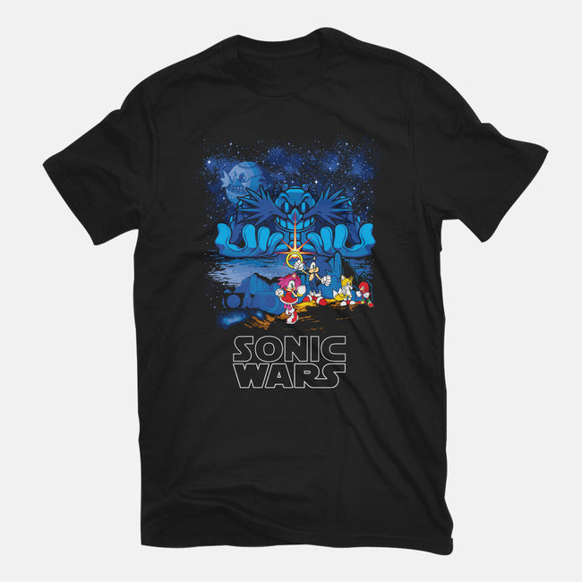 Sonic Wars-Unisex-Basic-Tee-dalethesk8er