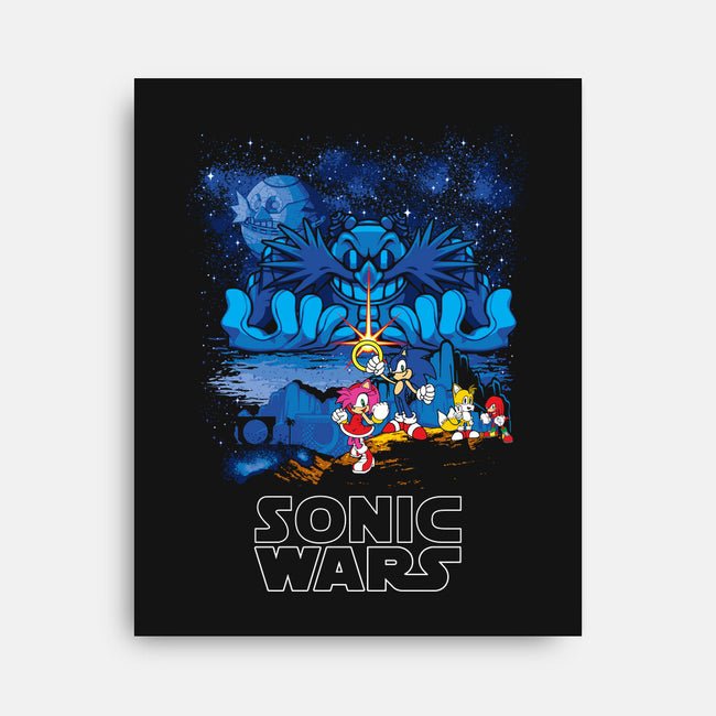 Sonic Wars-None-Stretched-Canvas-dalethesk8er