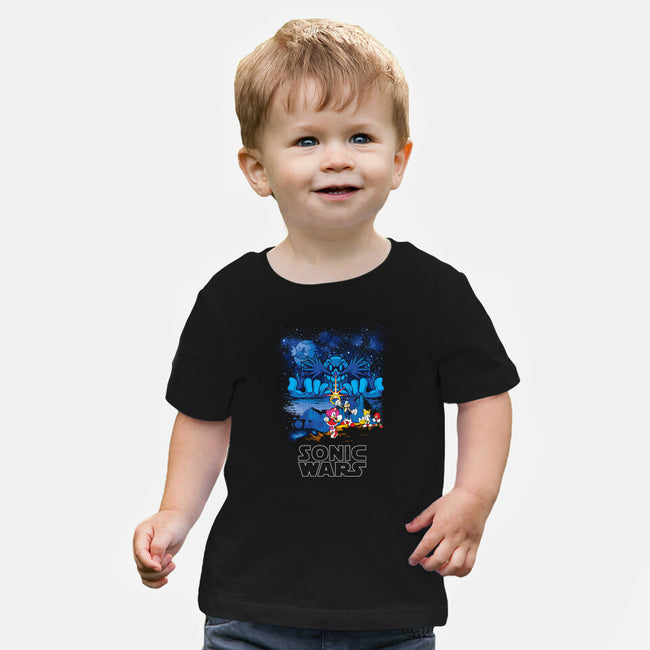 Sonic Wars-Baby-Basic-Tee-dalethesk8er