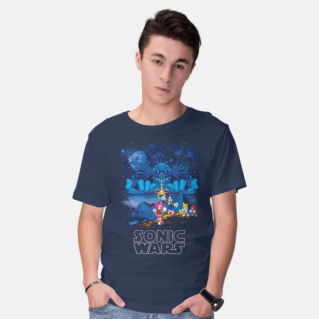 Sonic Wars-Mens-Basic-Tee-dalethesk8er