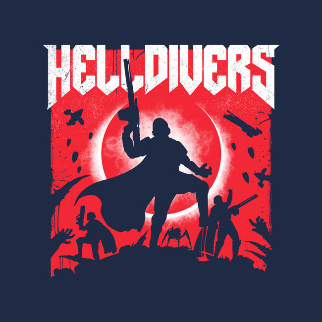 Helldivers Doom-Mens-Heavyweight-Tee-rocketman_art