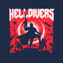 Helldivers Doom-Mens-Heavyweight-Tee-rocketman_art