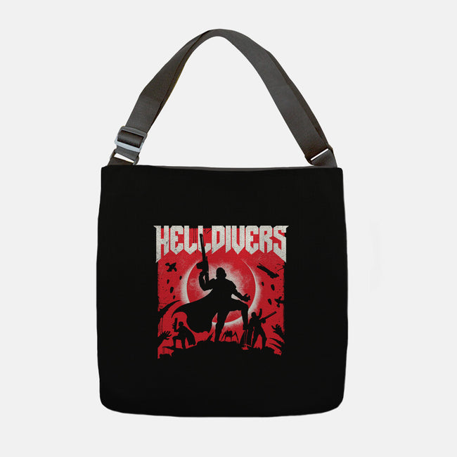 Helldivers Doom-None-Adjustable Tote-Bag-rocketman_art