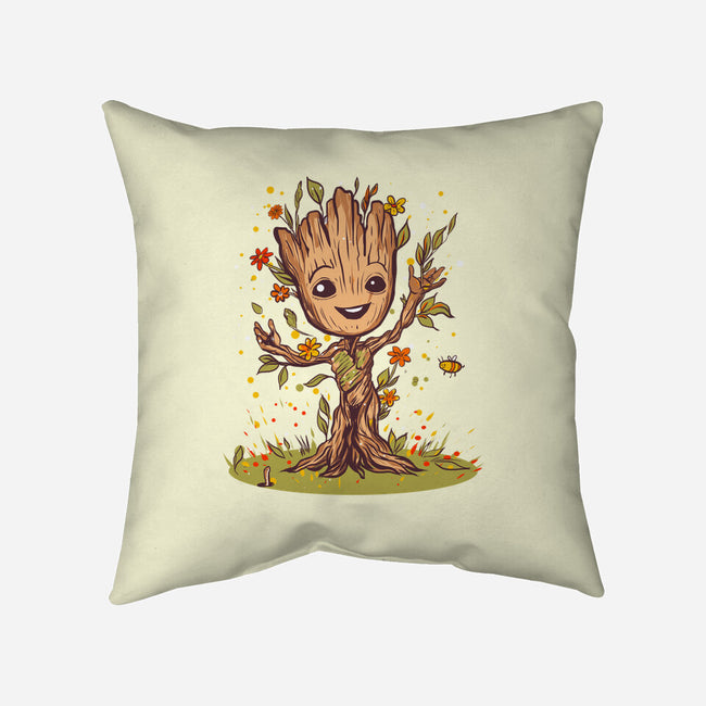 I Am Spring-None-Removable Cover-Throw Pillow-kharmazero