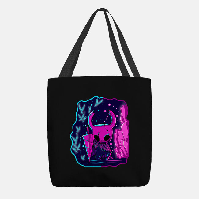 The Hollow Neon Knight-None-Basic Tote-Bag-nickzzarto