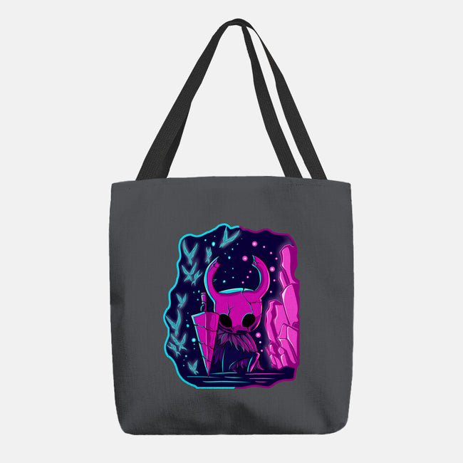 The Hollow Neon Knight-None-Basic Tote-Bag-nickzzarto