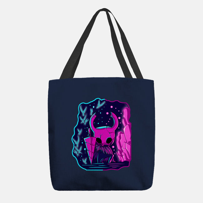 The Hollow Neon Knight-None-Basic Tote-Bag-nickzzarto