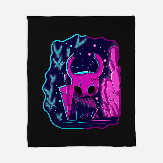 The Hollow Neon Knight-None-Fleece-Blanket-nickzzarto