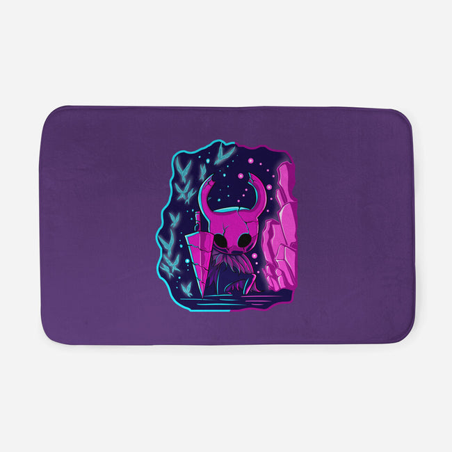 The Hollow Neon Knight-None-Memory Foam-Bath Mat-nickzzarto