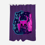 The Hollow Neon Knight-None-Polyester-Shower Curtain-nickzzarto