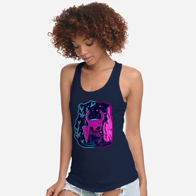 The Hollow Neon Knight-Womens-Racerback-Tank-nickzzarto