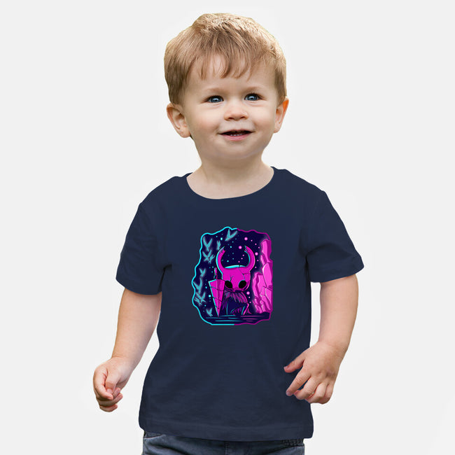 The Hollow Neon Knight-Baby-Basic-Tee-nickzzarto