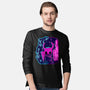 The Hollow Neon Knight-Mens-Long Sleeved-Tee-nickzzarto