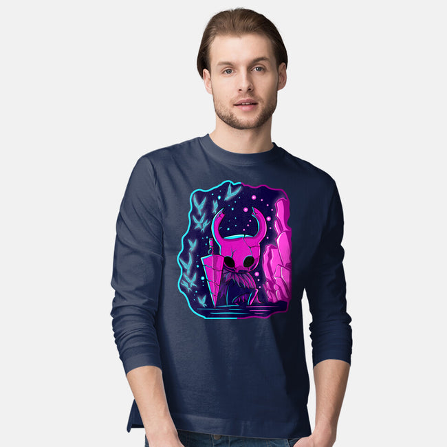 The Hollow Neon Knight-Mens-Long Sleeved-Tee-nickzzarto