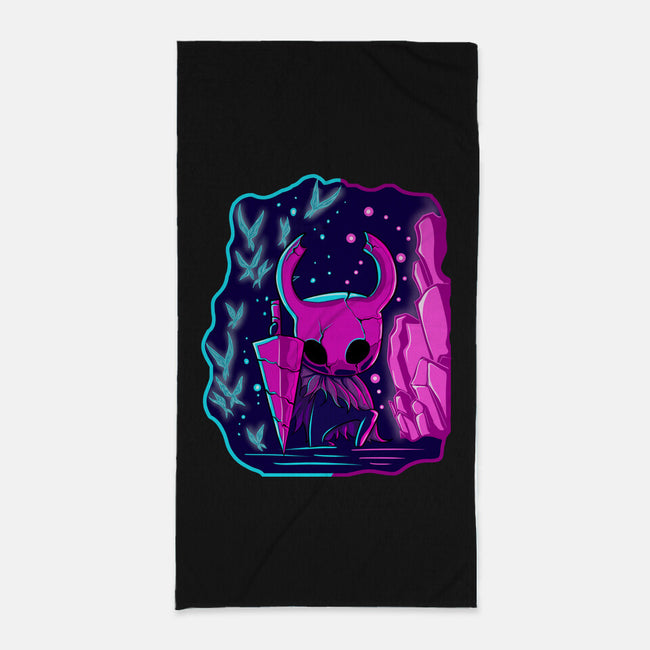 The Hollow Neon Knight-None-Beach-Towel-nickzzarto