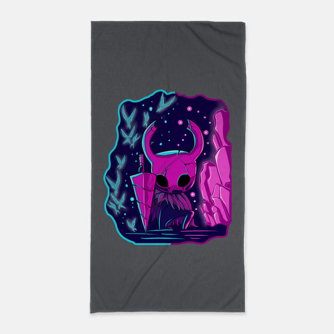 The Hollow Neon Knight-None-Beach-Towel-nickzzarto