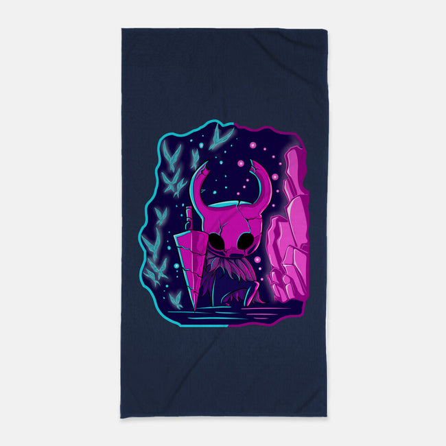 The Hollow Neon Knight-None-Beach-Towel-nickzzarto