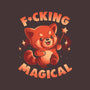 Red Panda Magic-Womens-Basic-Tee-eduely