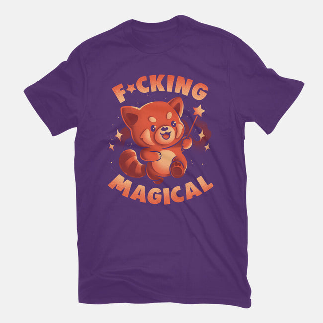 Red Panda Magic-Youth-Basic-Tee-eduely